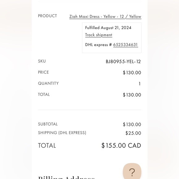 Billy J Ziah dress - Picture 3 of 4